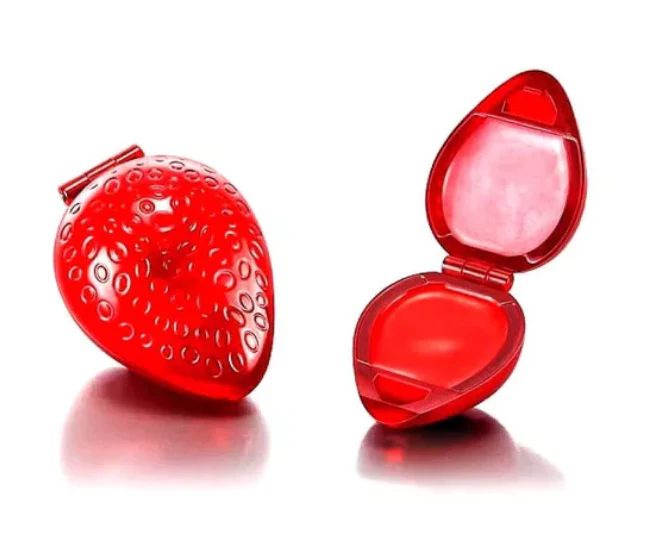 Batom Brilho Labial Moranguinho Anos 80 e 90 Retrô