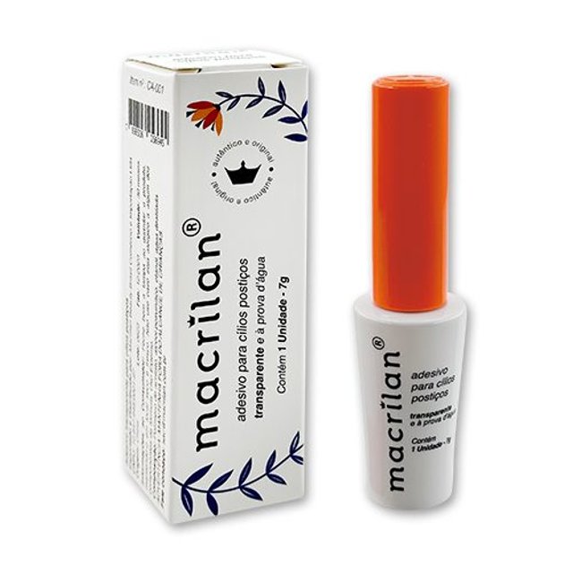 Cola para Cílios Postiços Transparente Macrilan